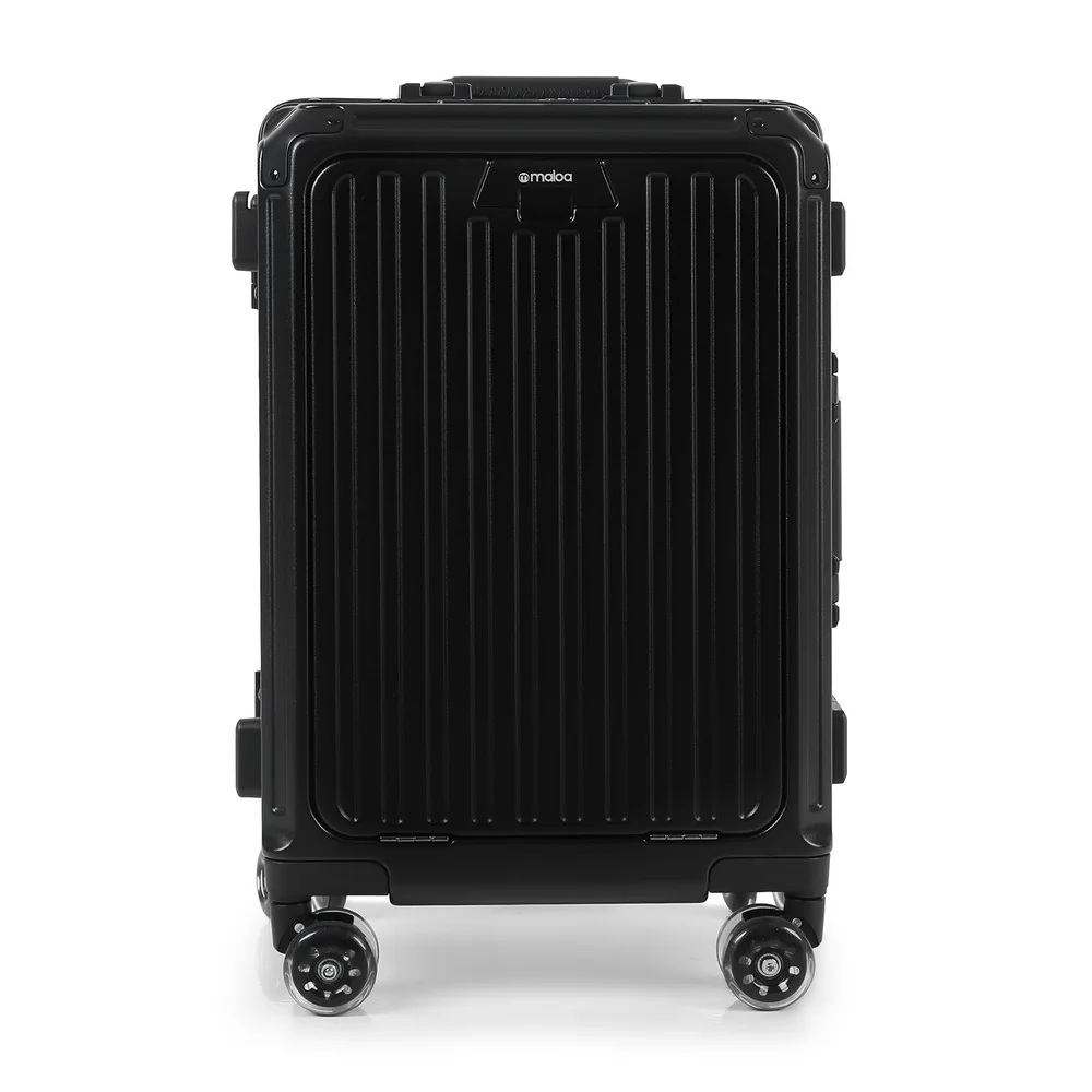 Mala De Viagem Pequena De Bordo 10kg Em Policarbonato Brooklyn Maloa Preto