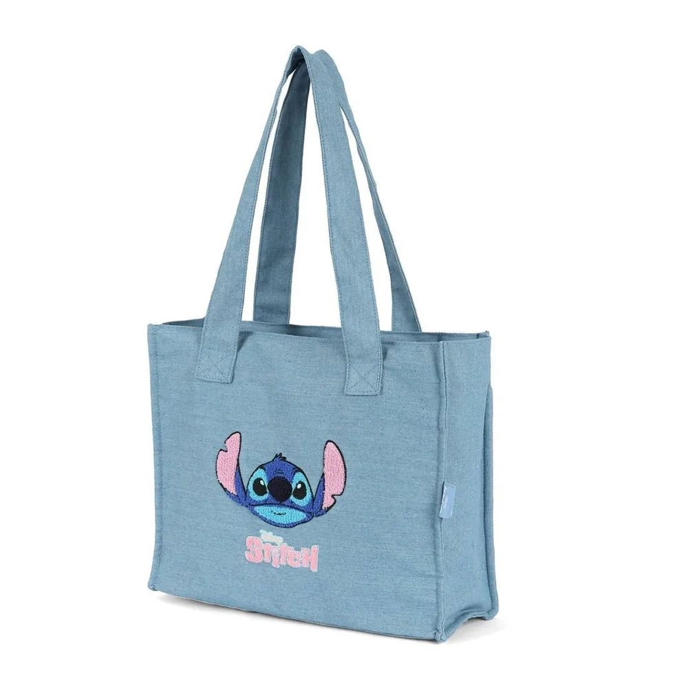 Bolsa Infantil Jeans Stitch Love Azul