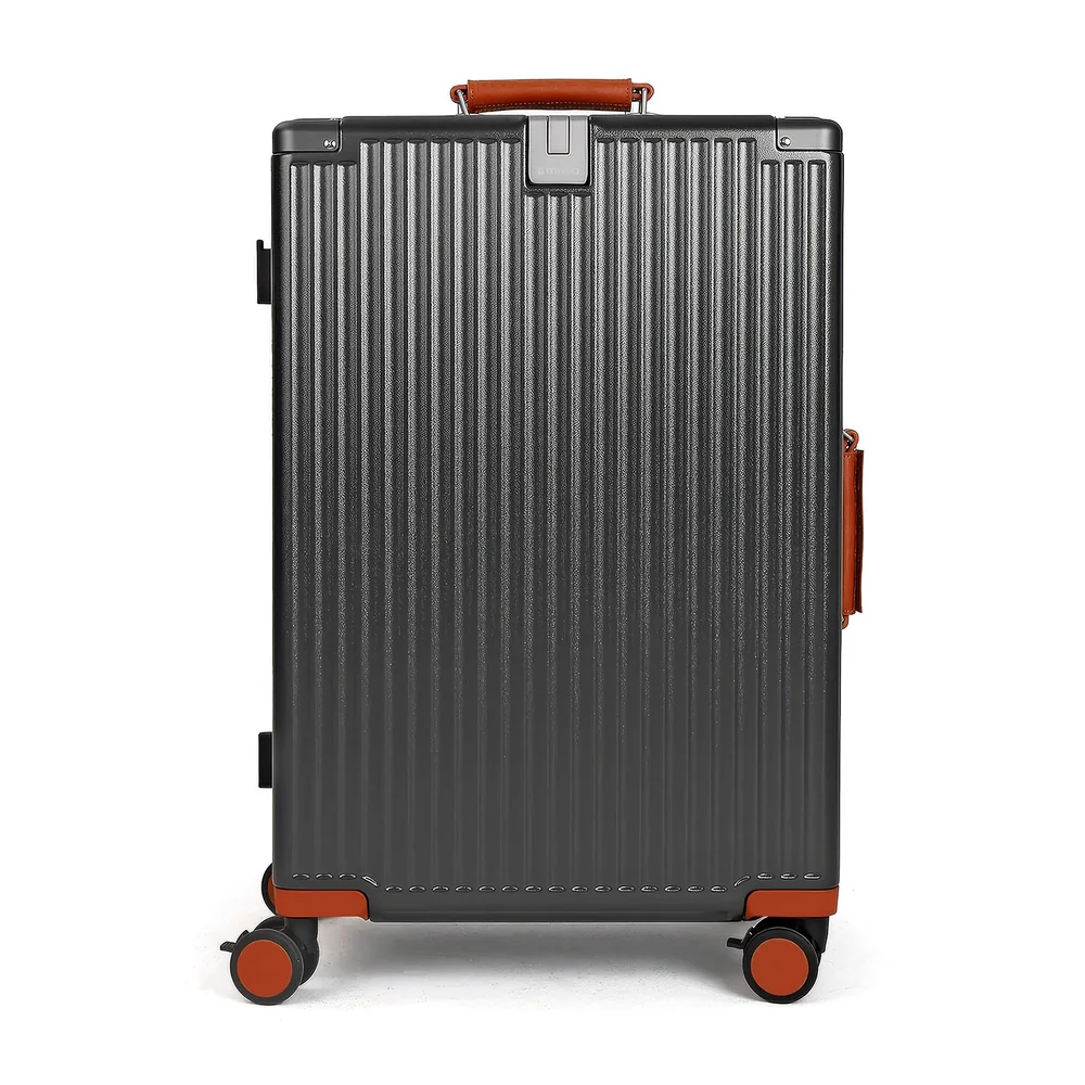 Mala De Viagem Média 23 Kg Policarbonato Capri Maloa Chumbo