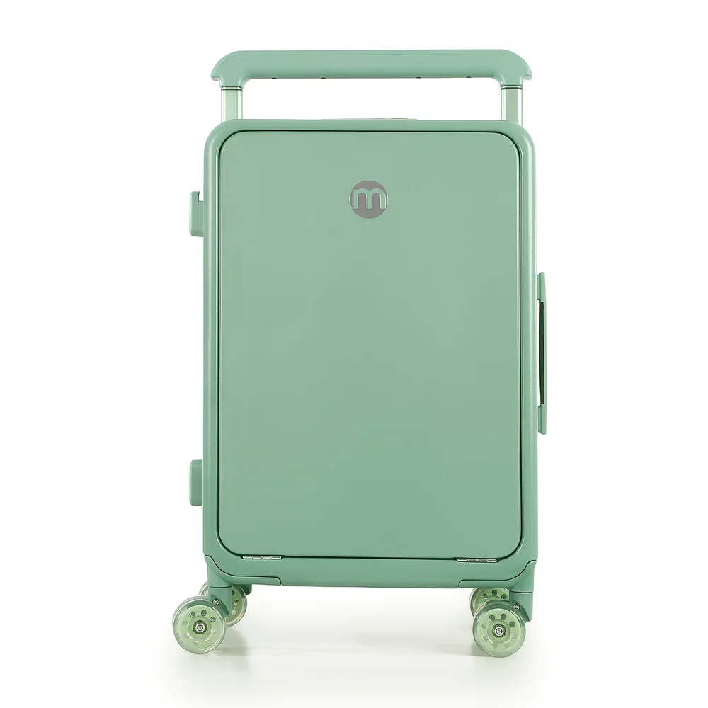 Mala De Viagem Pequena De Bordo 10 Kg Policarbonato Chicago Maloa Verde