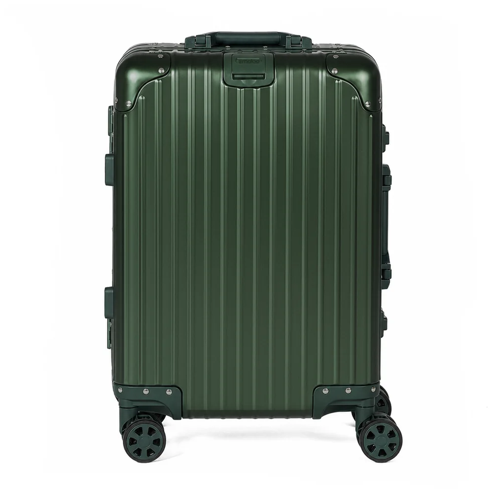 Mala de Viagem Pequena de Bordo 10 kg em Aluminio Dubai Colors Maloa Verde