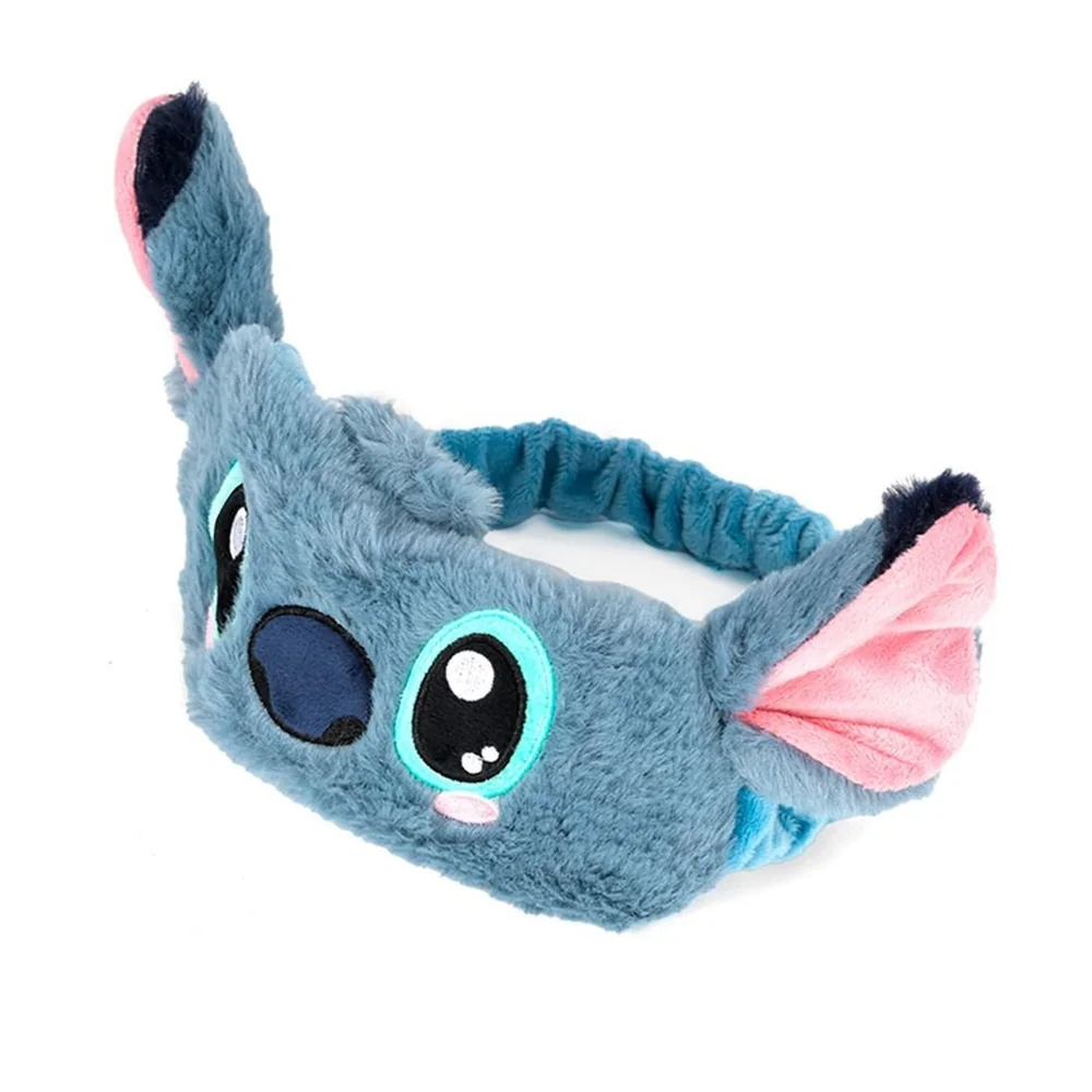 Mascara De Dormir Em Pelúcia Stitch Azul