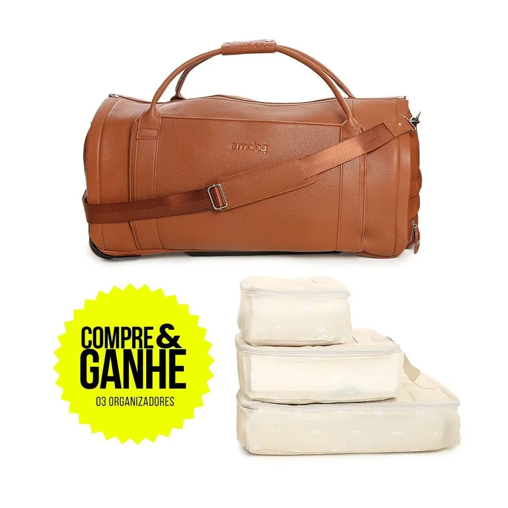 Bolsa De Viagem Executiva Multifuncional 9 Em 1 Maloa Marrom