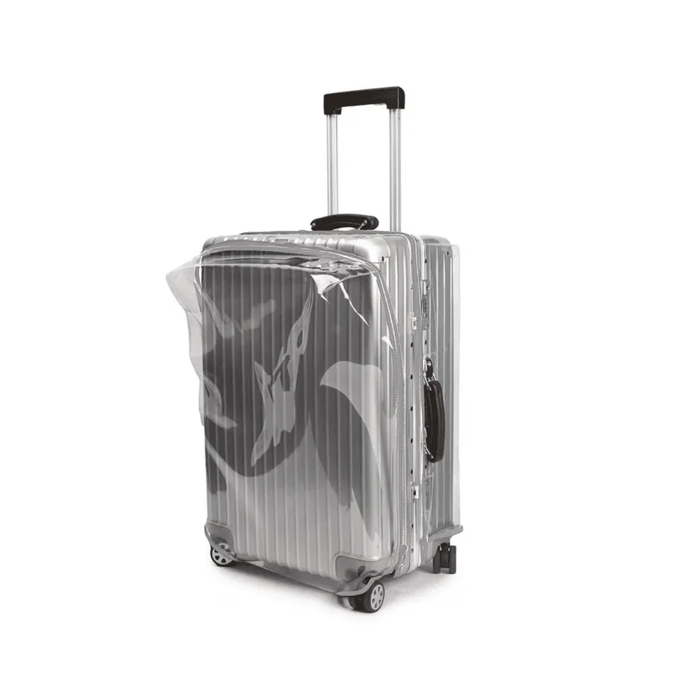 Capa De Mala Maloa Alça Tradicional Transparente Cinza P 10kg