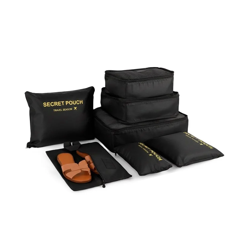 Kit Organizador De Mala 7 Peças Secret Pouch