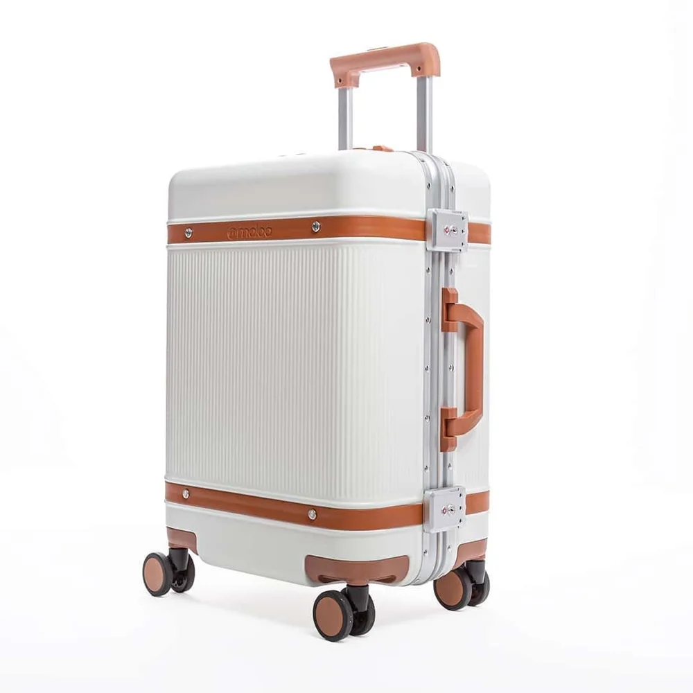 Mala De Viagem Media 23kg Policarbonato Roma Maloa Branco
