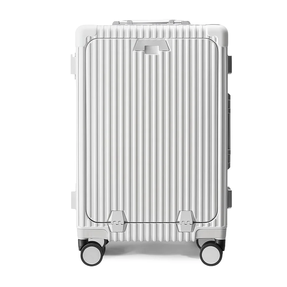 Mala De Viagem Pequena De Bordo 10 Kg Policarbonato Suécia Branco