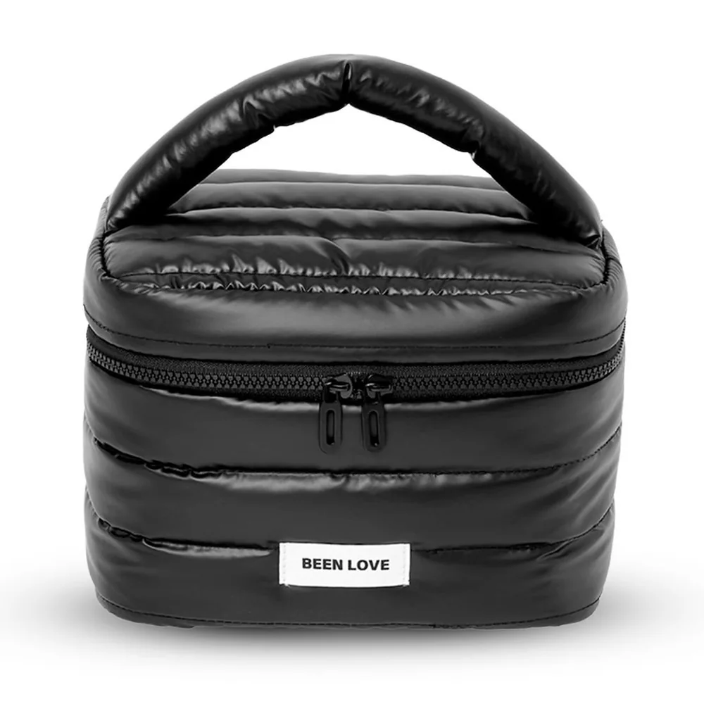 Nécessaire De Viagem Multifuncional Puffer Maloa Preto