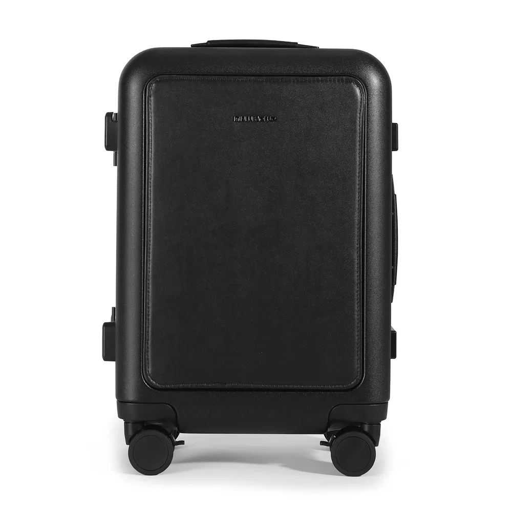 Mala De Viagem Pequena De Bordo 10 Kg Policarbonato Verona Maloa Preto